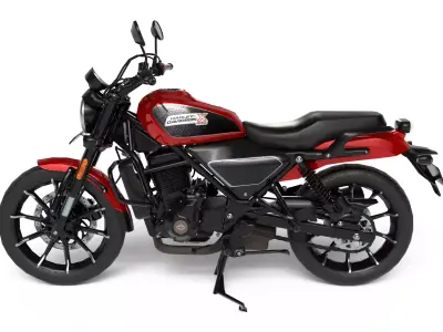 Harley Davidson X440 -  Vivid Metallic Thick Red - 3D Model Low-poly 3D model