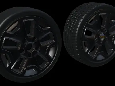 Car Wheel 3D model by joule007 from CGTrader