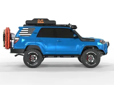 Toyota 4Runner 2020 SR5 Viper Accessories Edition 3D model