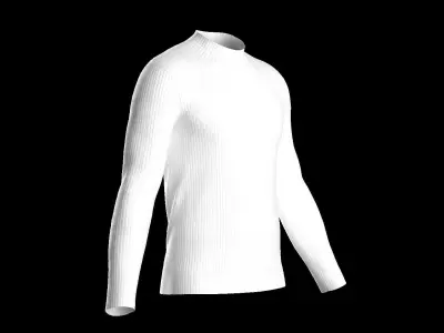 Male long sleeve 3D model