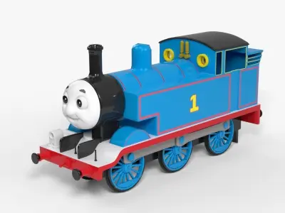 Thomas the Train Low-poly 3D model