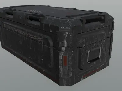 Container 3D Model  Low-poly 3D model