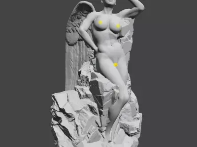 creation of woman 3D print model