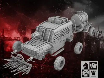 Mad car 4 3D print model