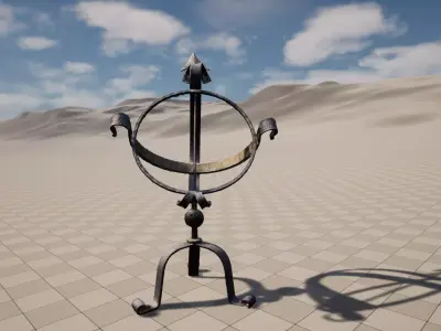 Ancient Sundial 3D model