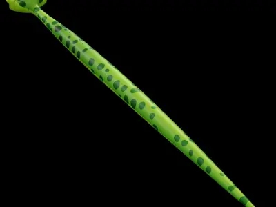 Cartoon Snake  Low-poly 3D model