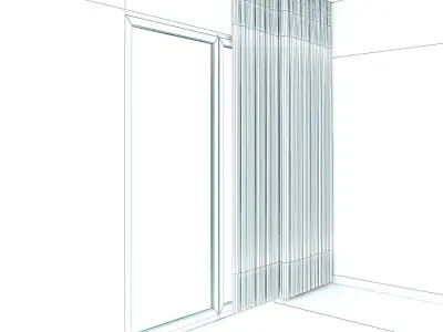 Curtain 01 3D model