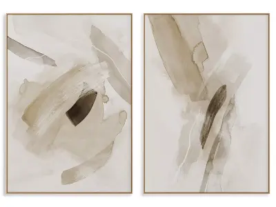 Abstract Painting Frame set 3D model 92