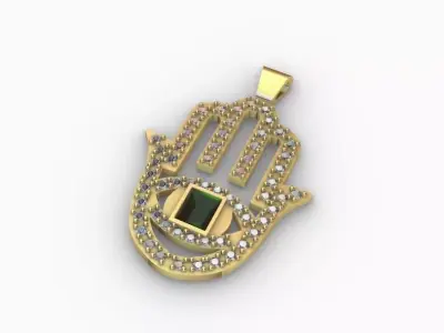 Hamsa Pendant 3D print model purchase