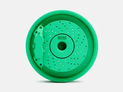 15x4 Cragar SS Wheel and Brake 3D print model