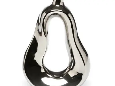 Silver Sculpture Free 3D model