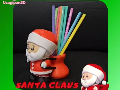 Santa Claus Pot 3D print model