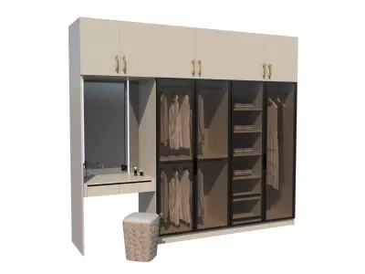 MD LAB CLOSET 02 3D model