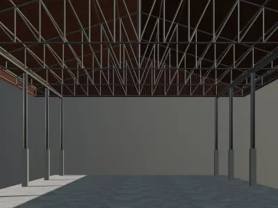 Warehouse 12 x 24 3D model