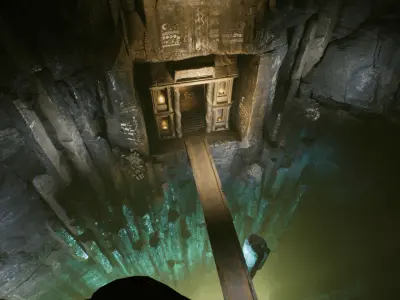 Fantasy Cave Environment Set Low-poly 3D model