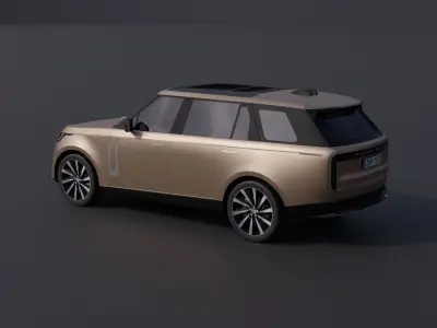 Land Rover Range Rover Low-poly 3D model