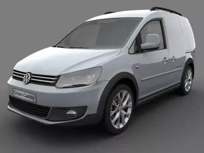Volkswagen Cross Caddy Kasten 2013 3D model