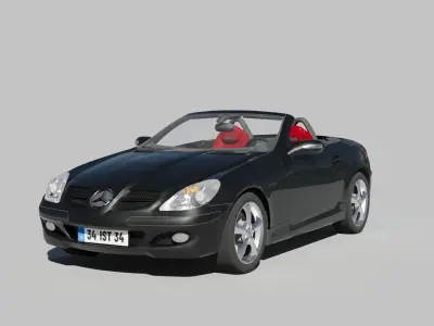 Mercedes-Benz SLK 200 3d Model 3D model
