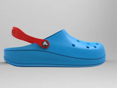 Crocs Shoes 3D model