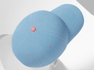 BASEBALL HAT Low-poly 3D model purchase