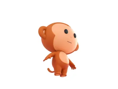 Character078 Monkey 3D model