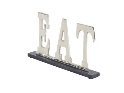  Marble Gascon Modern Kitchen Sign Letter  Free 3D model