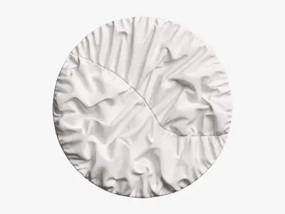 Folded Round Panno 3D model