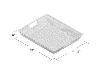 Bull Luz Large Rectangular Serving Tray 3D model