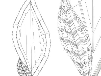 Cool mirrors low poly 3d model Low-poly 3D model