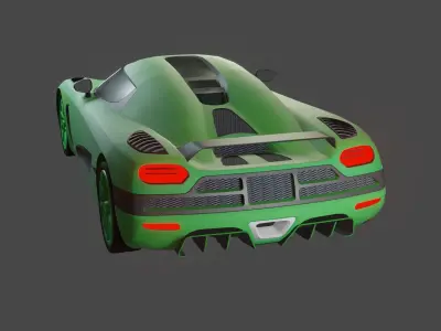 Koenigsegg Jesco 3D model