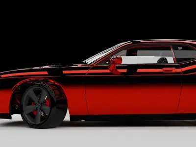 Dodge Challenger SRT 3D model 3D model