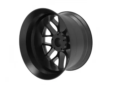 wheel rim model 3D print model