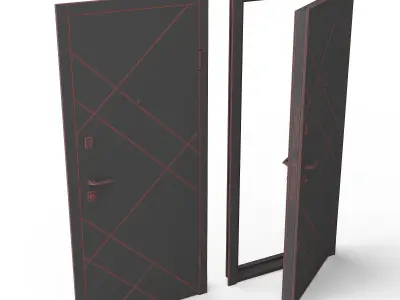 Nunhan Door 3D model