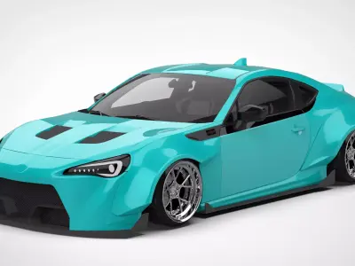 Toyota GT86 Karma V1 Number 06 BodyKit 3D model