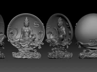 Guanyin  3D print model