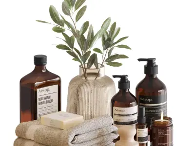 Bathroom Accessories-07 3D model