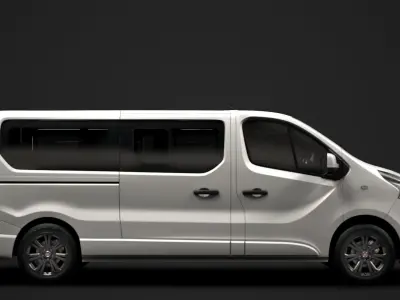 Fiat Talento Minibus SpaceClass LWB 2020 3D model