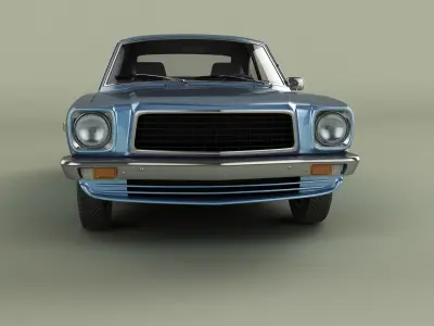 Mazda 818 Grand Familia Coupe 3D model