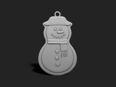 Christmas Cookie Ornament - Pendant -  Christmas Tree 1 3D print model
