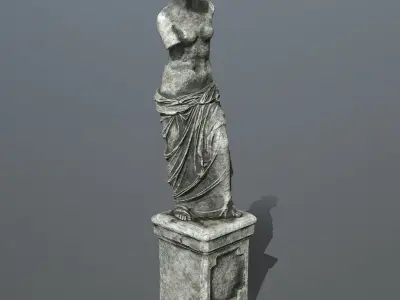 Venus  de  Milo Low-poly 3D model