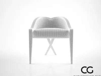 Christopher Guy Savoy chair 3D model
