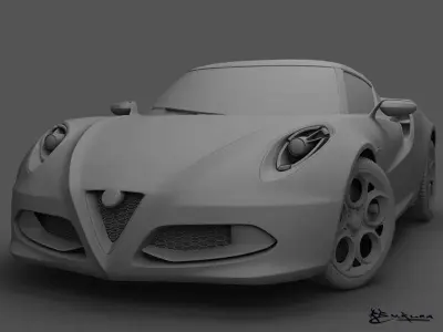 Alfa Romeo 4C Concept 2011 3D model