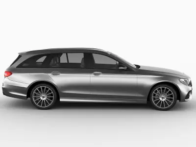 Mercedes E-class T-modell AMG 2017 3D model