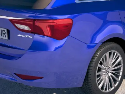 Toyota Avensis Touring Sports 2018 3D model
