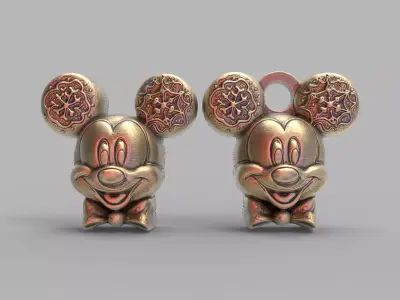 micky mouse cookie treedecor  3D print model