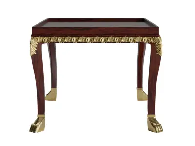 Small Regency Cocktail Table 3D model