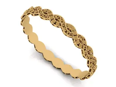 Bangle design 3D print model