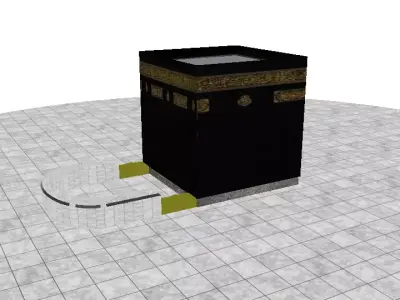 3d model of kaba creat on maya 3D model