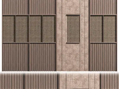 Panel taylor steel door kit 3D model