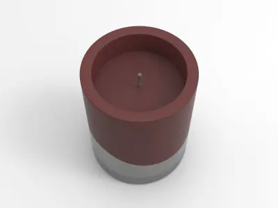 Sups Candlestick Low-poly 3D model